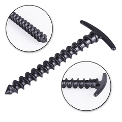 12pcs Screw Anchor Stakes for Secure Camping