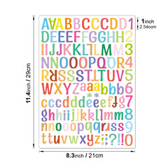 10pcs Waterproof Number Sticker Home Decor Stationery
