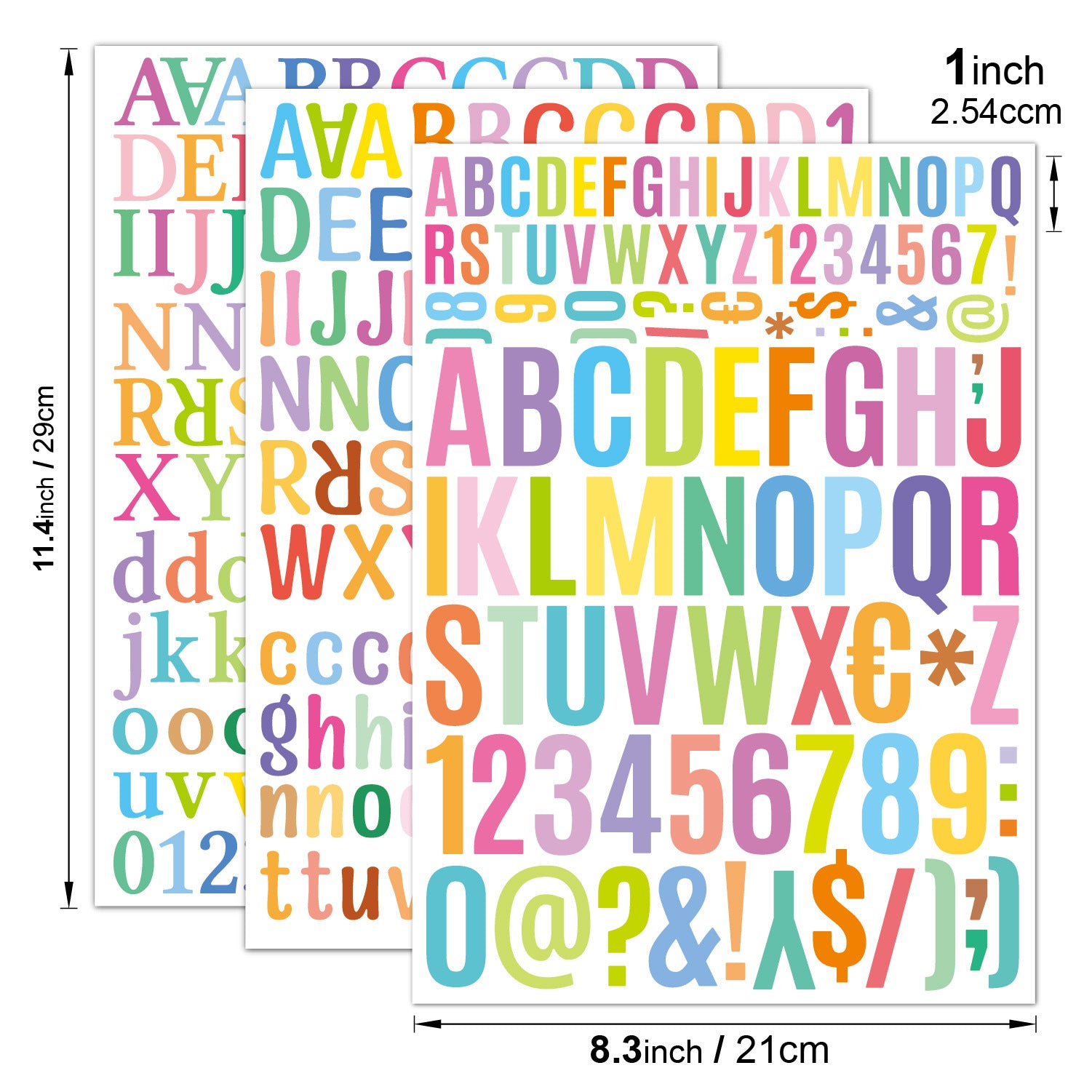 10pcs Waterproof Number Sticker Home Decor Stationery