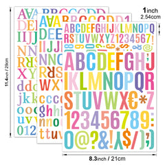10pcs Waterproof Number Sticker Home Decor Stationery