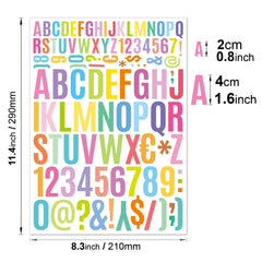 10pcs Waterproof Number Sticker Home Decor Stationery