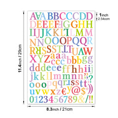 10pcs Waterproof Number Sticker Home Decor Stationery