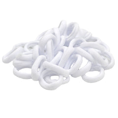100 Colorful Ponytail Holders for Baby Girls
