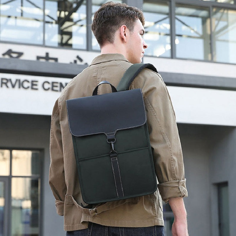 Men's Casual Waterproof Laptop Backpack for School or Commuting
