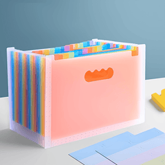 A4 Rainbow Vertical File Holder 25 Layers for 2000 Sheets