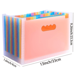 A4 Rainbow Vertical File Holder 25 Layers for 2000 Sheets