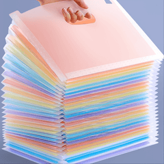 A4 Rainbow Vertical File Holder 25 Layers for 2000 Sheets