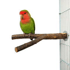 Wood Perch Stand for Parrots and Hamsters - Comfortable and Safe Resting Spot
