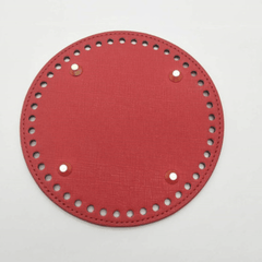 PU Leather Handbag Bottom With Holes Rivet For Women Shoulder