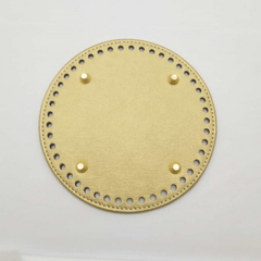 PU Leather Handbag Bottom With Holes Rivet For Women Shoulder