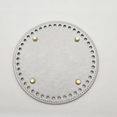 PU Leather Handbag Bottom With Holes Rivet For Women Shoulder
