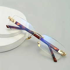 Men's Rimless Presbyopic Glasses 1.0 to 4.0