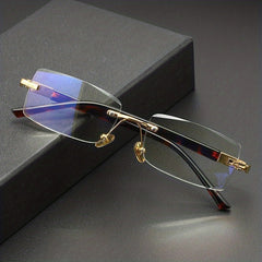 Men's Rimless Presbyopic Glasses 1.0 to 4.0