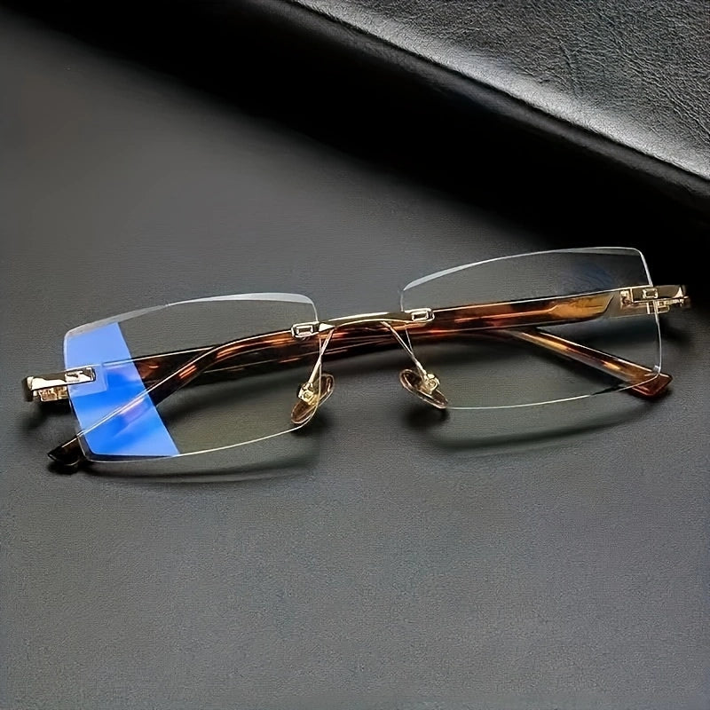 Men's Rimless Presbyopic Glasses 1.0 to 4.0