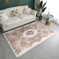 European Style Floor Mat Living Room Bedroom Decoration Area Carpet Non Slip Rug