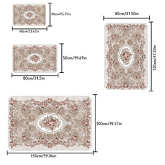 European Style Floor Mat Living Room Bedroom Decoration Area Carpet Non Slip Rug