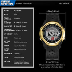 Student Electronic Watch Waterproof Sports Watch