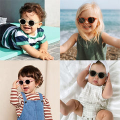 Kids Vintage Round Outdoor Sunglasses UV400