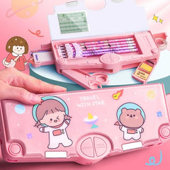 Deformed Pencil Case School Stationery Storage Box