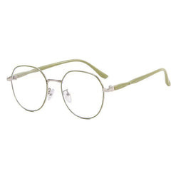 Men's Thin Frame Glasses Blocking Harmful Light