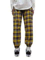 Vintage Plaid Slacks Men s Casual Drawstring Joggers Sweatpants