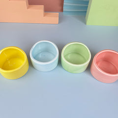 Ceramic Hamster Food Bowl Golden Hamster Feeder