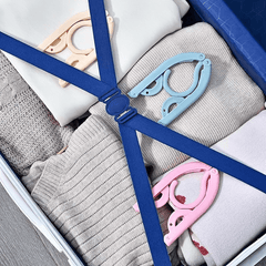 3pcs Folding Hanger Multifunctional Drying Non-slip Outdoor Travel Business