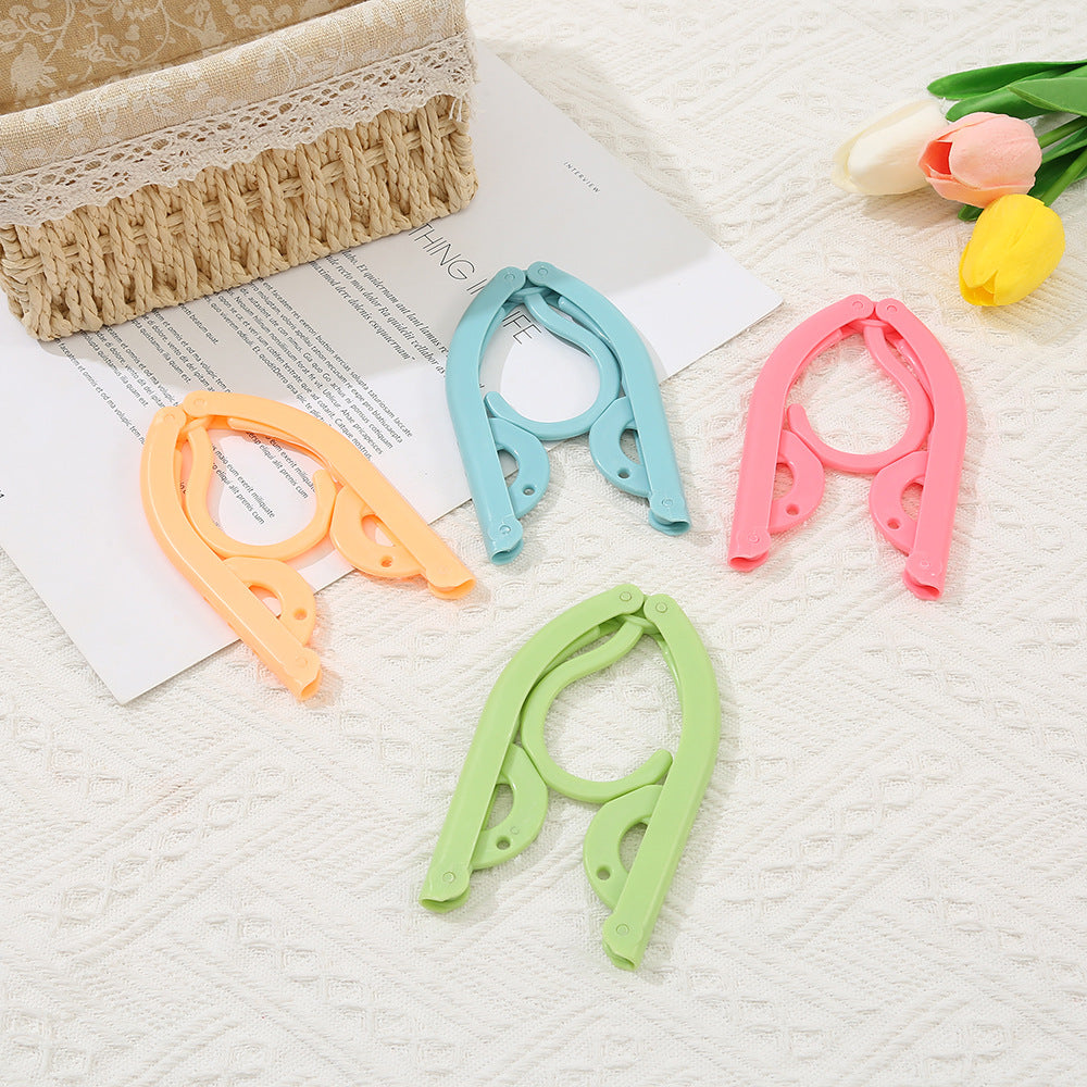 3pcs Folding Hanger Multifunctional Drying Non-slip Outdoor Travel Business