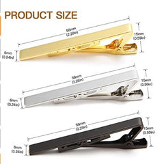 Casual Business Tie Clip Shirt Suit Collar Clip for Men
