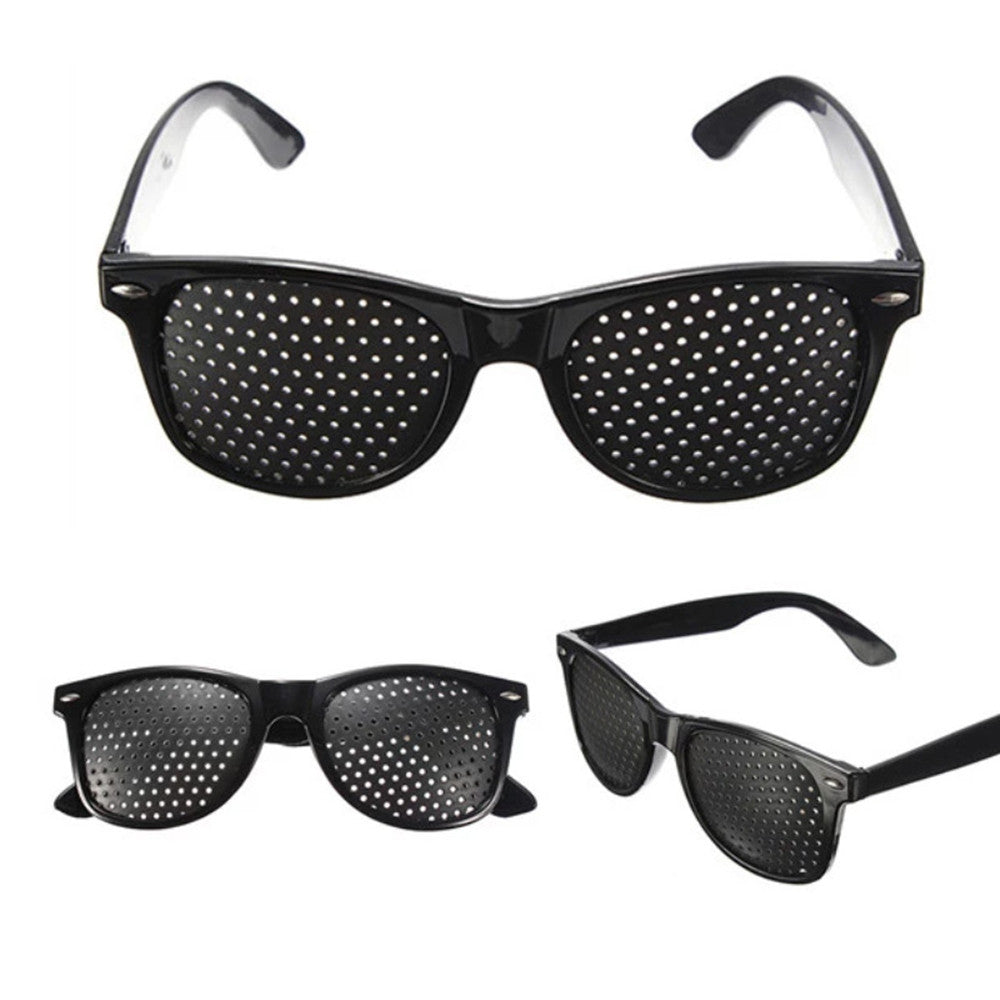 Anti Myopia Astigmatism Glasses Vision Correction Fatigue Pin Hole Glasses