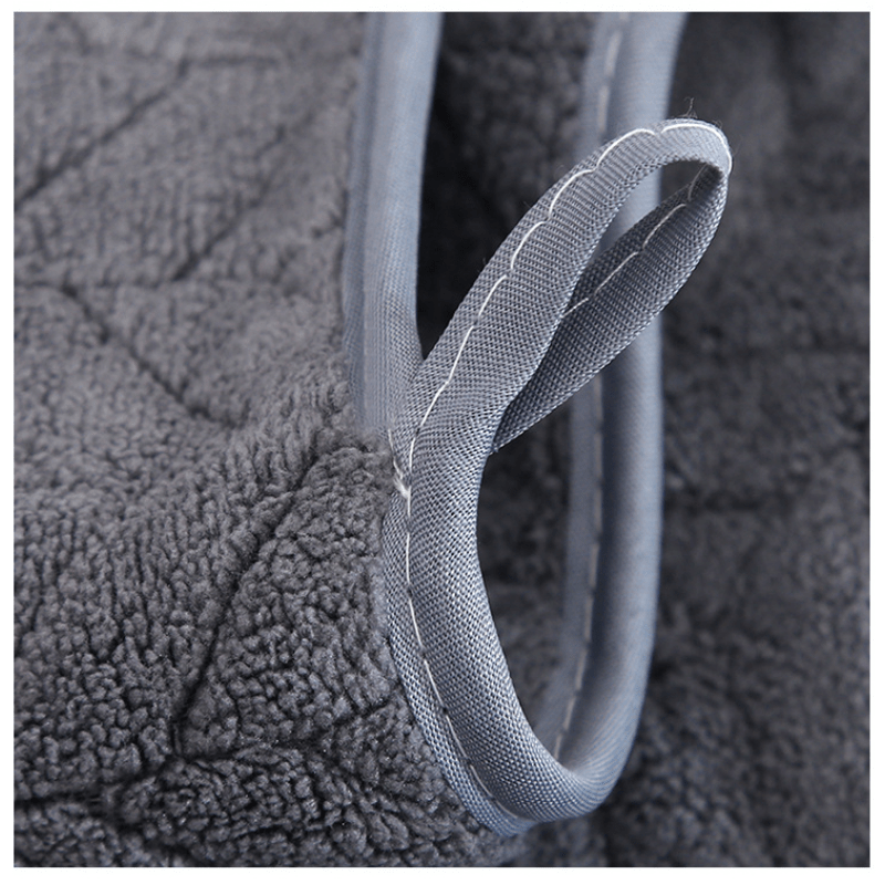 2pcs Coral Velvet Towel Set Soft and Absorbent Bath and Hand Towels