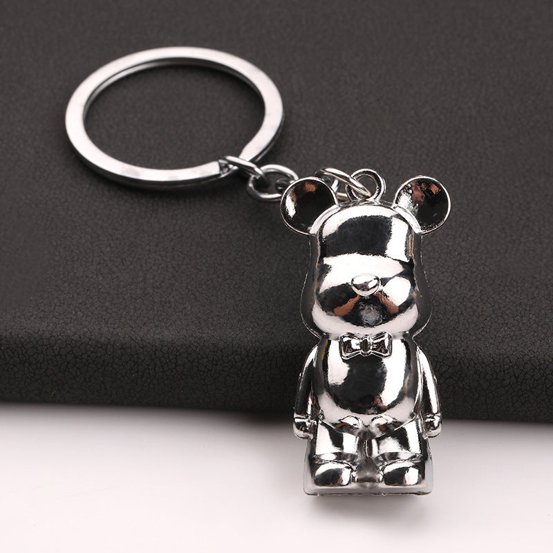 Teddy Bear Keychain Cartoon Bear Doll Ornament Car Key Chain