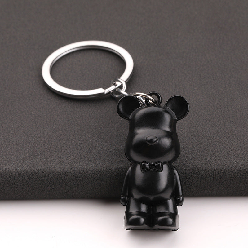 Teddy Bear Keychain Cartoon Bear Doll Ornament Car Key Chain