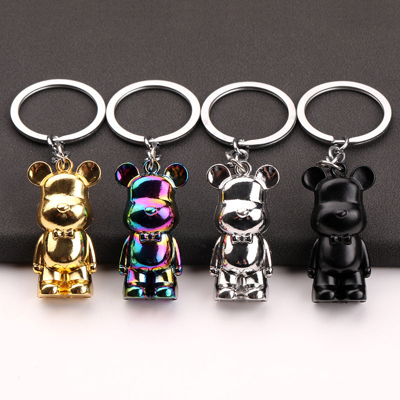 Teddy Bear Keychain Cartoon Bear Doll Ornament Car Key Chain