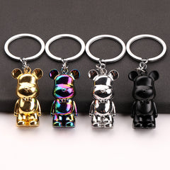 Teddy Bear Keychain Cartoon Bear Doll Ornament Car Key Chain