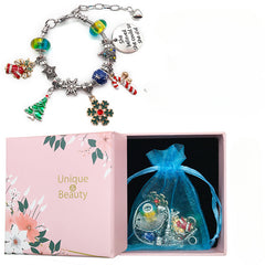 Girl's Christmas Bracelet DIY Large Hole Beaded Hand String
