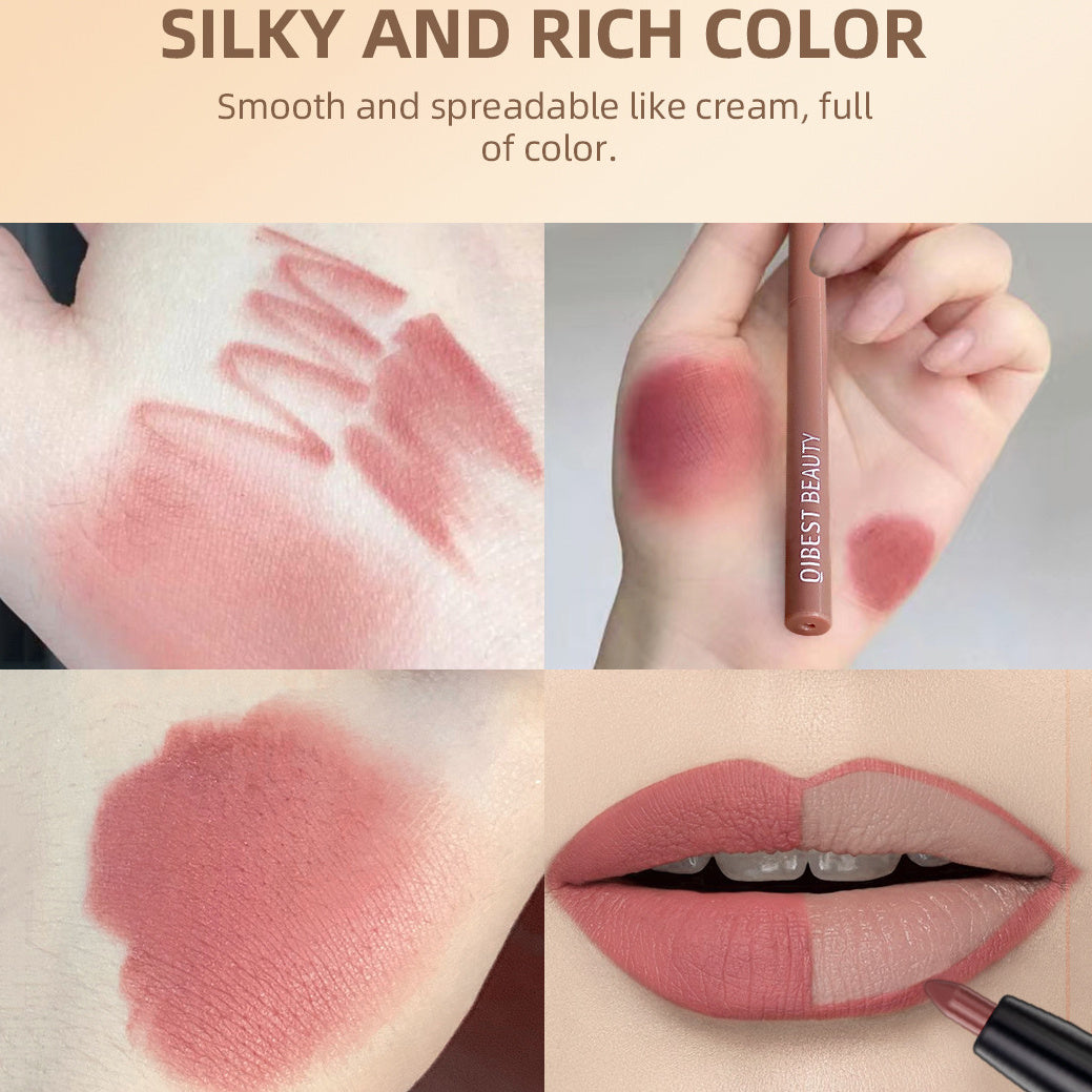 12 Pcs Matte Lip Liner Set - Long Lasting Nude Lipstick Waterproof Retouch