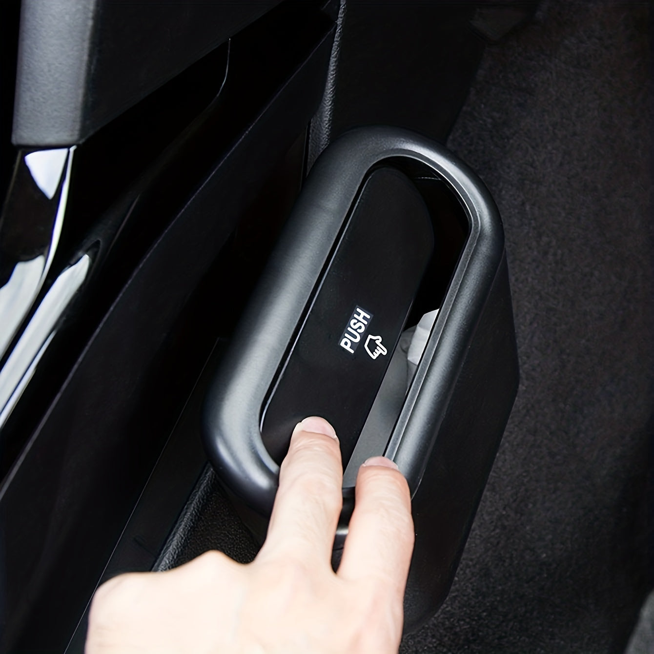 Car Trash Can Mini Storage Box for Car Office Kitchen Bedroom