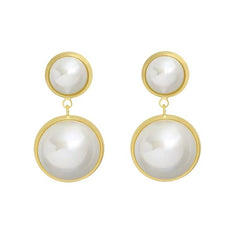 Sweet Baroque Pearl Earrings Court Style Elegant Earrings