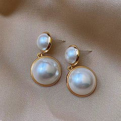 Sweet Baroque Pearl Earrings Court Style Elegant Earrings