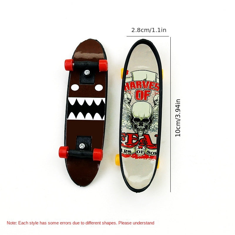 Mini Finger Skateboards Tabletop Toy Set