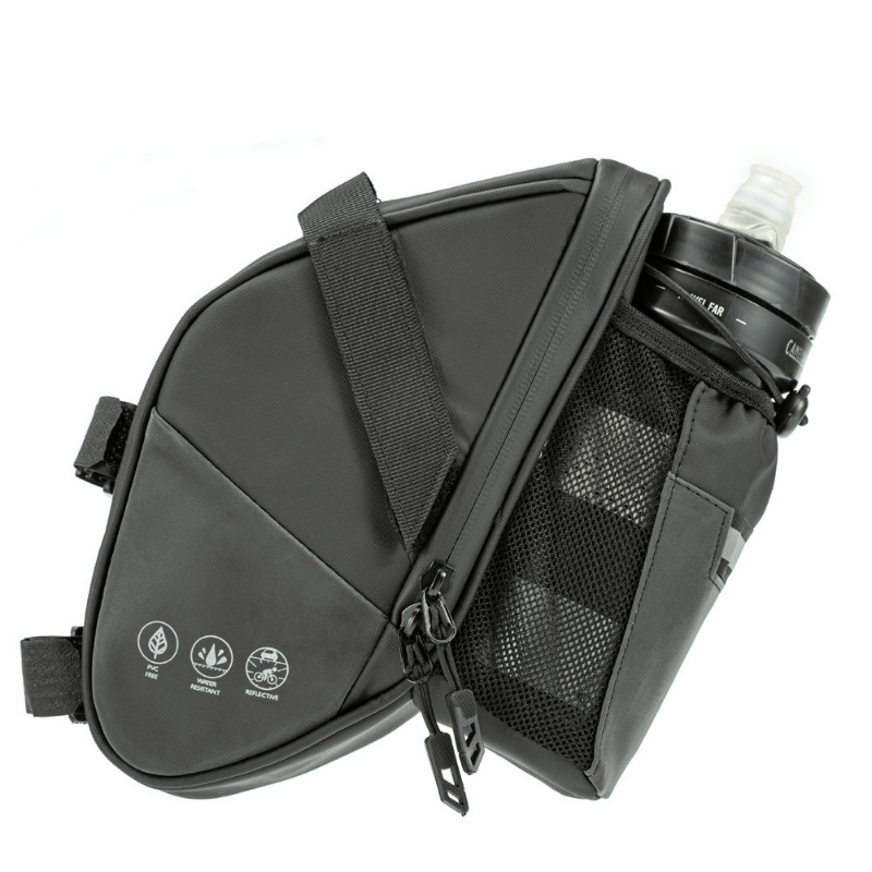 Bike Saddle Bag w/ Water Bottle Pouch