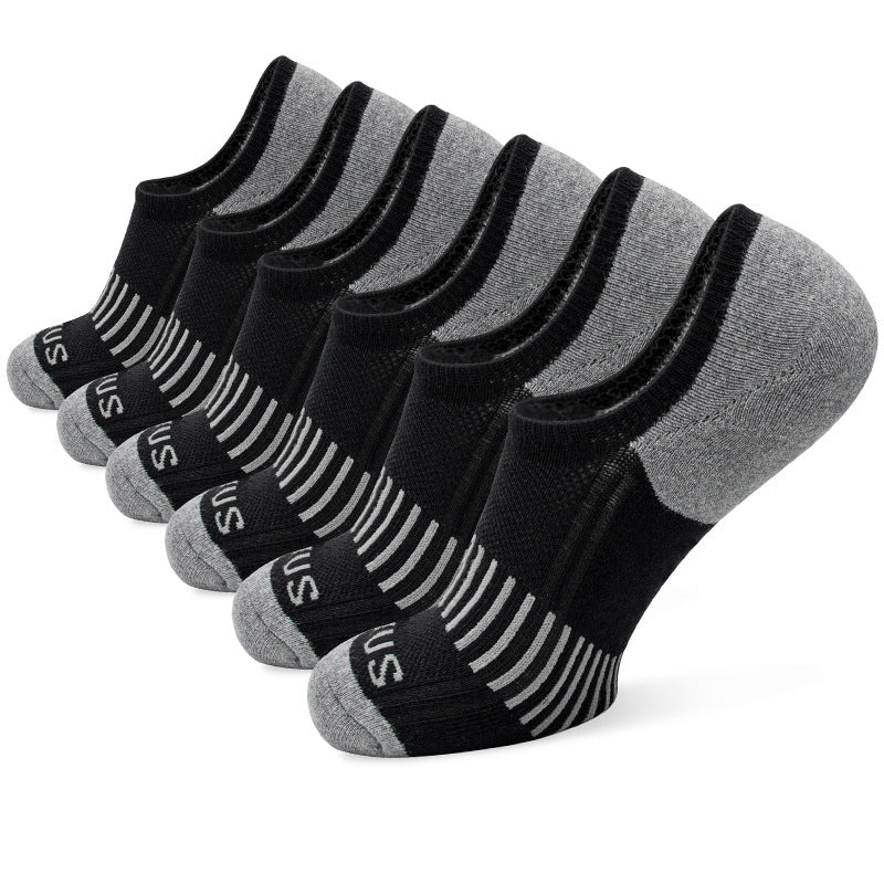 6 Pairs Non-slip Sweat Absorption Anklets for Running Training