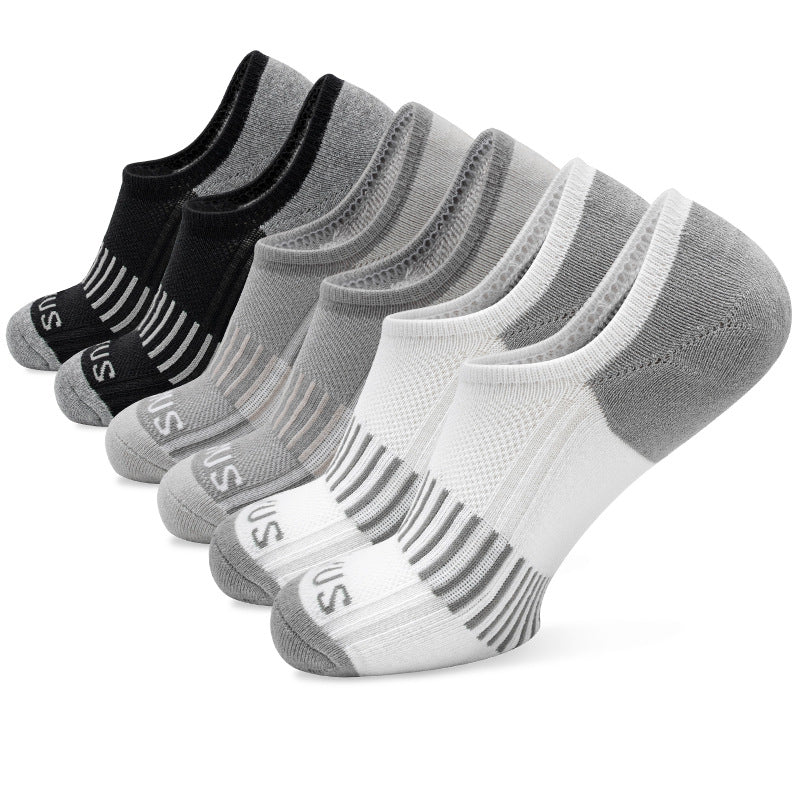 6 Pairs Non-slip Sweat Absorption Anklets for Running Training