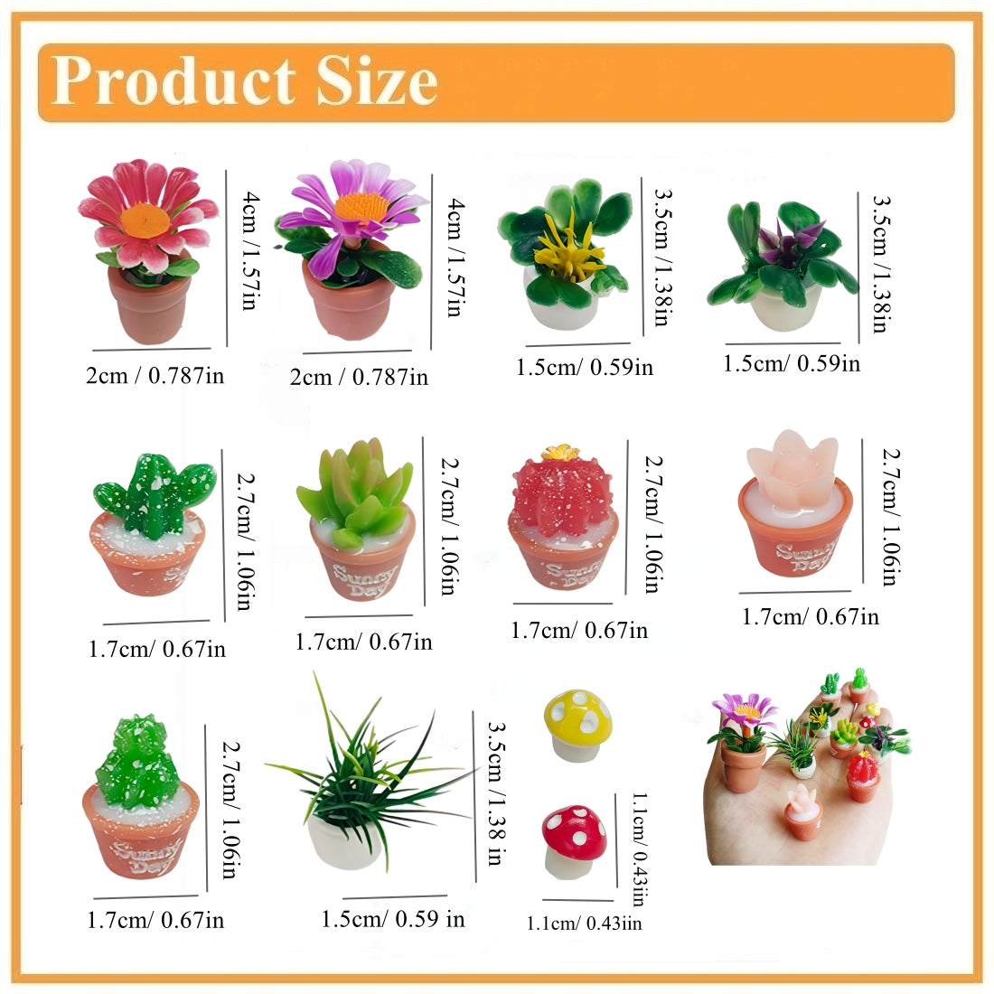 12pcs 3D Plant Shoe Charms for Clogs Garden Shoes Decoration