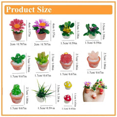 12pcs 3D Plant Shoe Charms for Clogs Garden Shoes Decoration