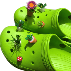 12pcs 3D Plant Shoe Charms for Clogs Garden Shoes Decoration
