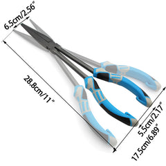 Outdoor Fishing Pliers Hook Remover Long Nose Fish Plier High Carbon Steel
