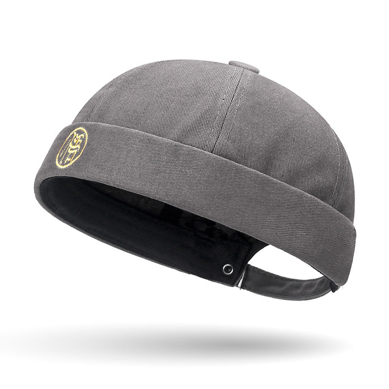 Fashionable Retro Embroidered Beanie Hat