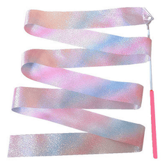 Ballet Streamer Dance Ribbon Twirling Rod Rainbow Stick